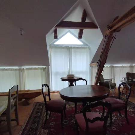 Unik Brunnen Blick Mit Offenem Dachstuhl Sankt Andreasberg